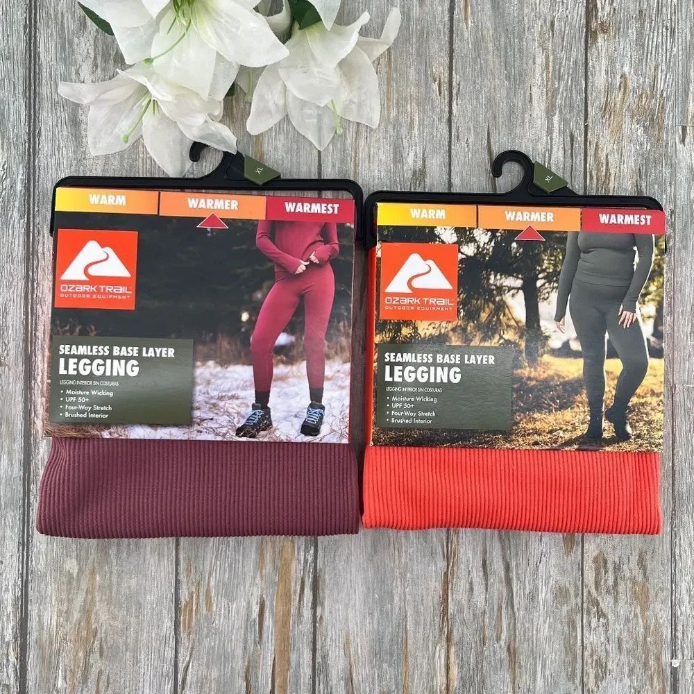 Warmer Thermal Seamless Fleece Bottom Pants 2-Pack Size XL